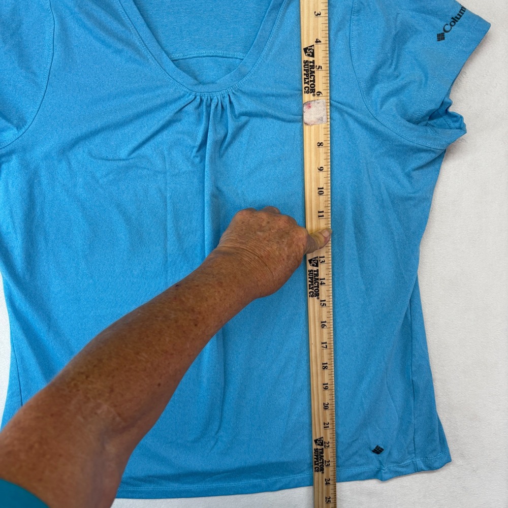 Columbia T-Shirt Women XL Purple Blue Omni-Wick Sun Protection 2 Pack Bundle - Picture 10 of 11